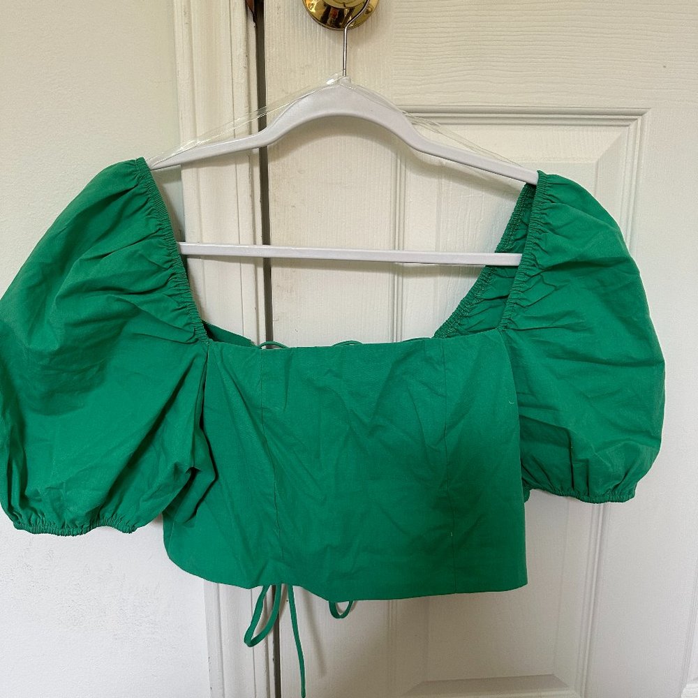 Puffy Sleeve Top
